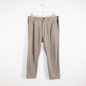 YANTOR Japan Small Wool Trouser Pants in Khaki Beige